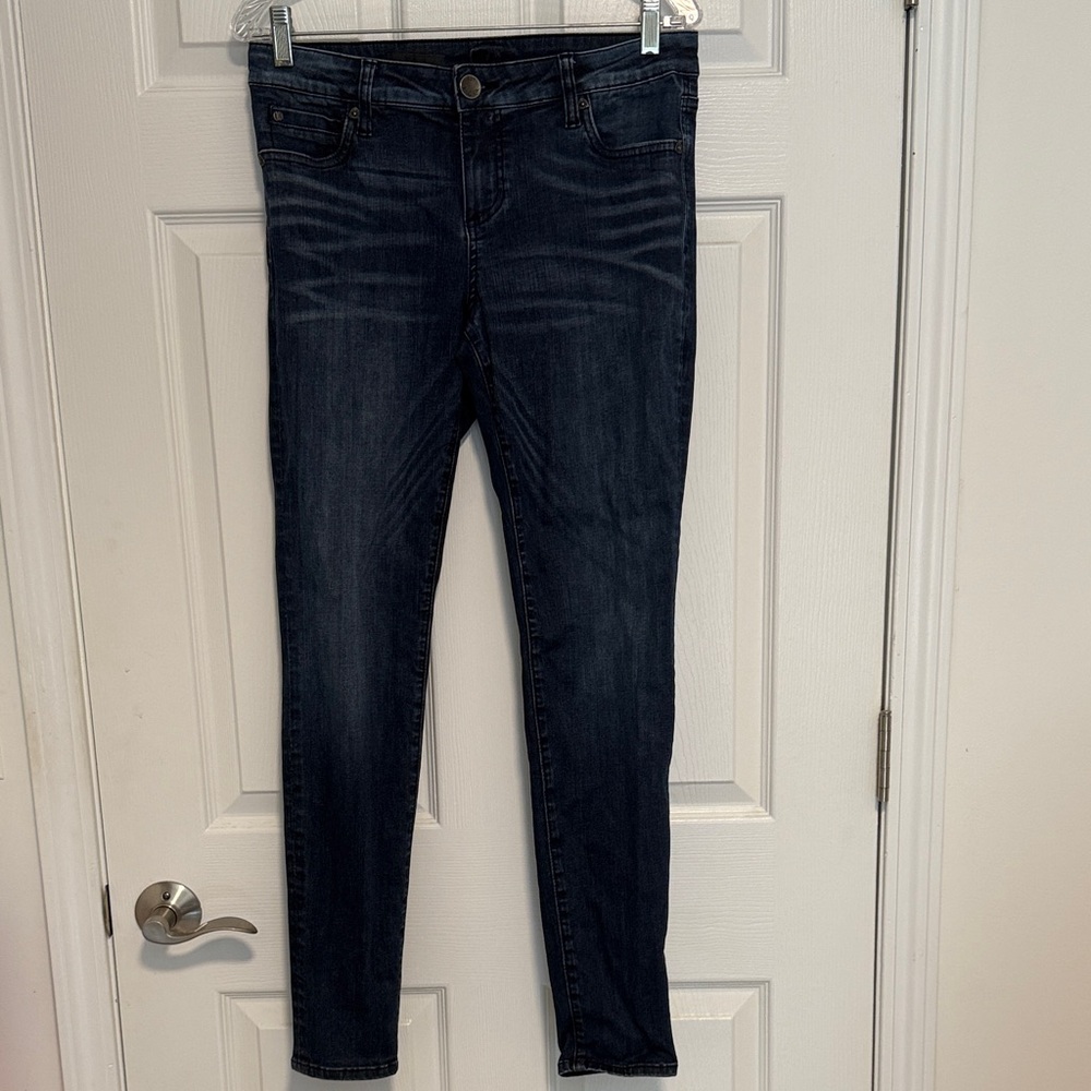 Kut from the Kloth Midnight Blue MIA Toothpick Skinny Jeans